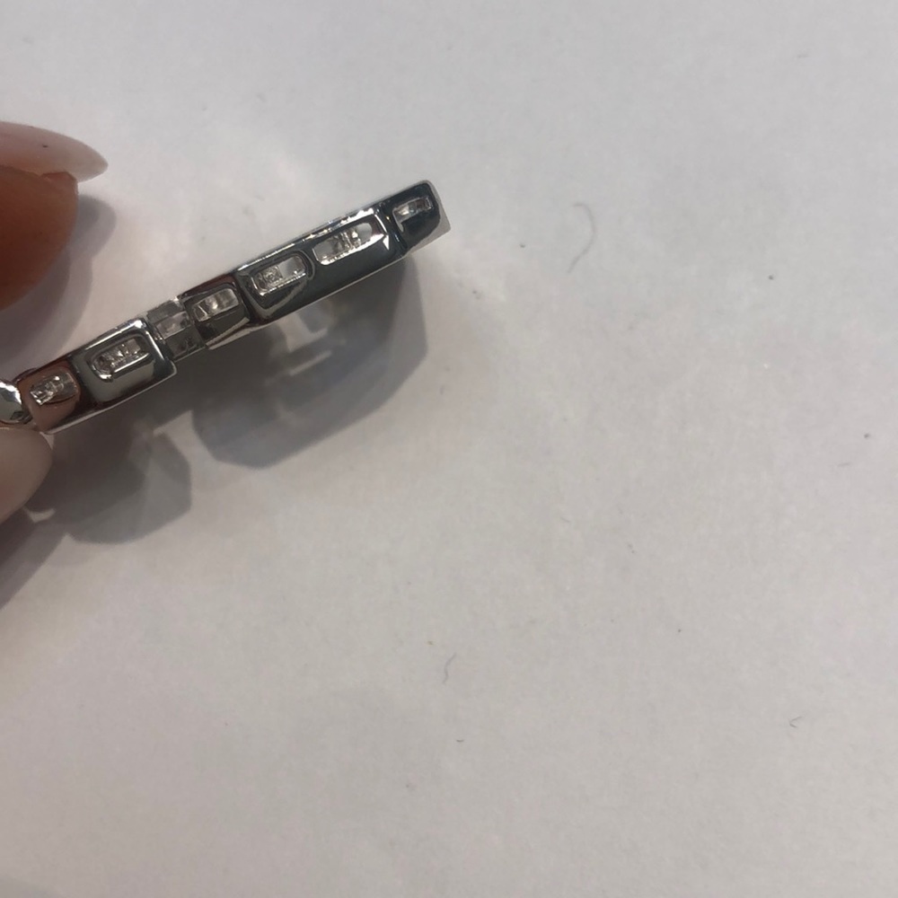 Silver Initial Pendant - image 4